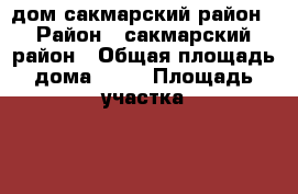 дом сакмарский район › Район ­ сакмарский район › Общая площадь дома ­ 70 › Площадь участка ­ 5 400 › Цена ­ 500 000 - Оренбургская обл., Оренбург г. Недвижимость » Дома, коттеджи, дачи продажа   